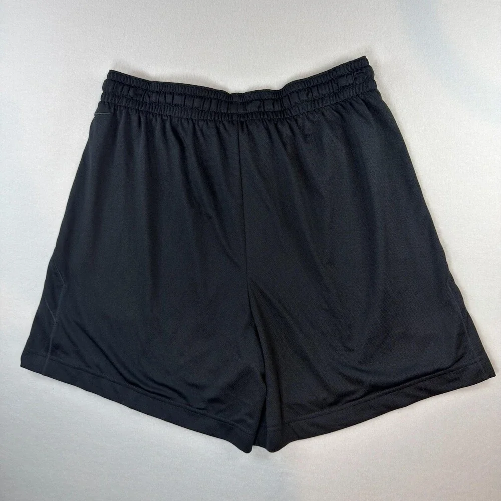 Nike kobe DRI-FIT Mens Medium Black Mesh 6” Basketball Shorts Pockets athletic